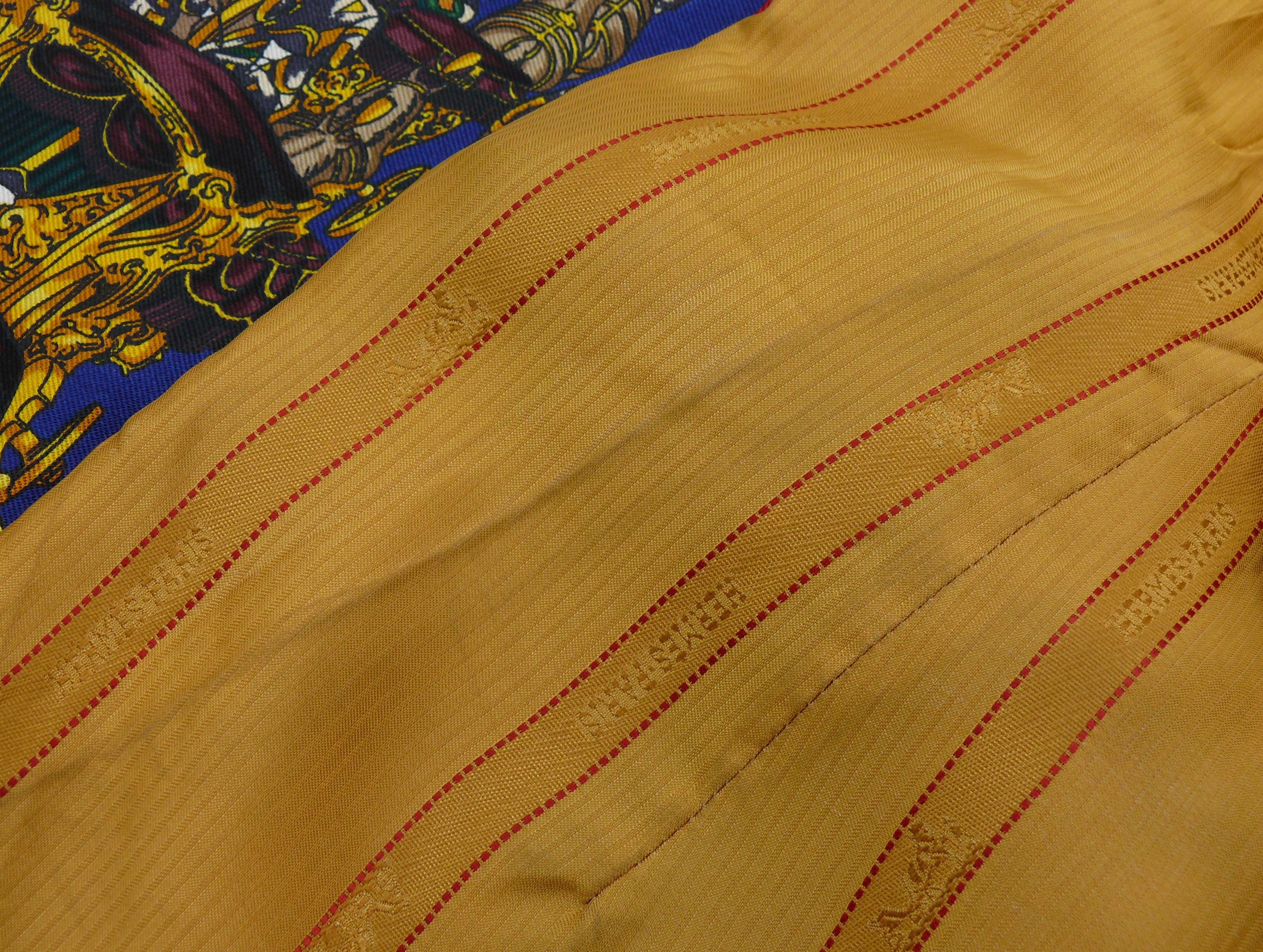 HERMES Vintage Grand Cortege à Moscou Silk Jacket  For Sale 10