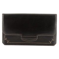Hermes Vintage H Clutch Box Kalb klein