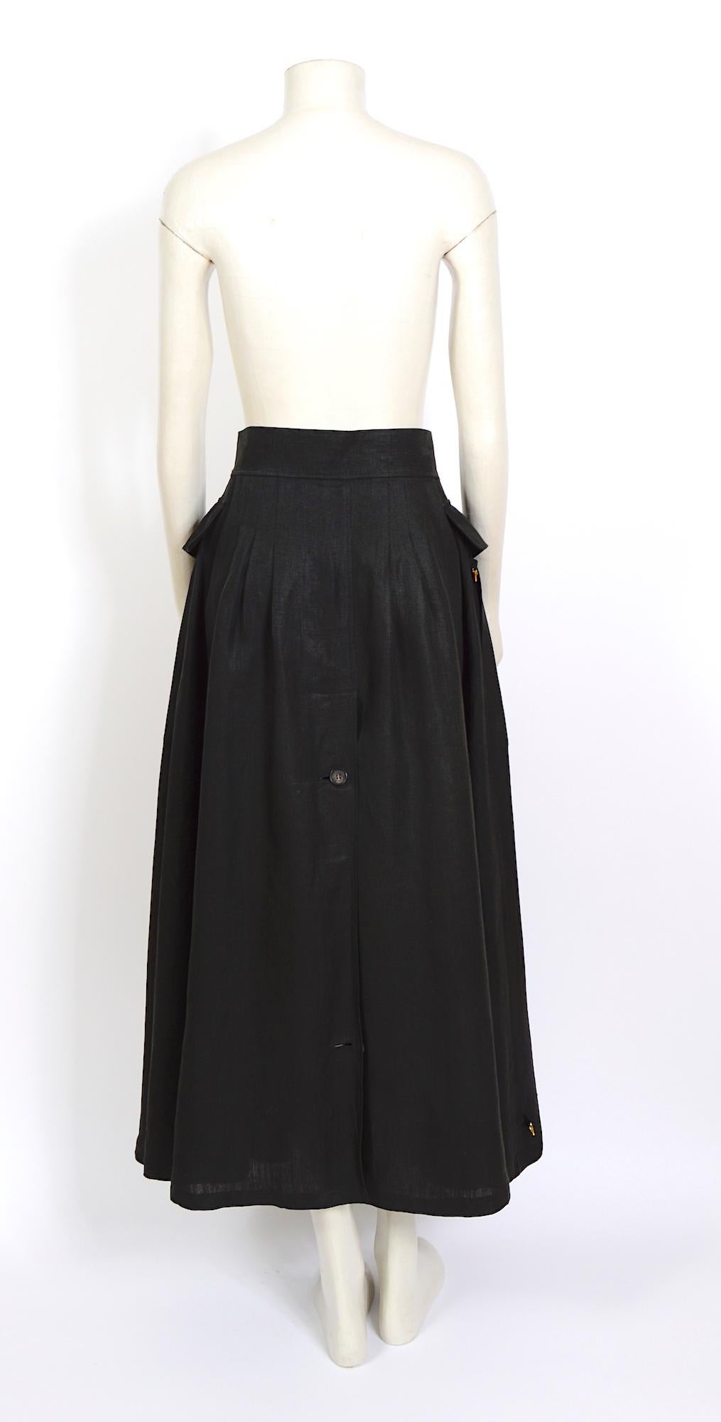 vintage high waisted skirt