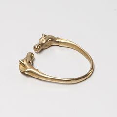 Hermès Vintage Horse Head Bracelet Signed