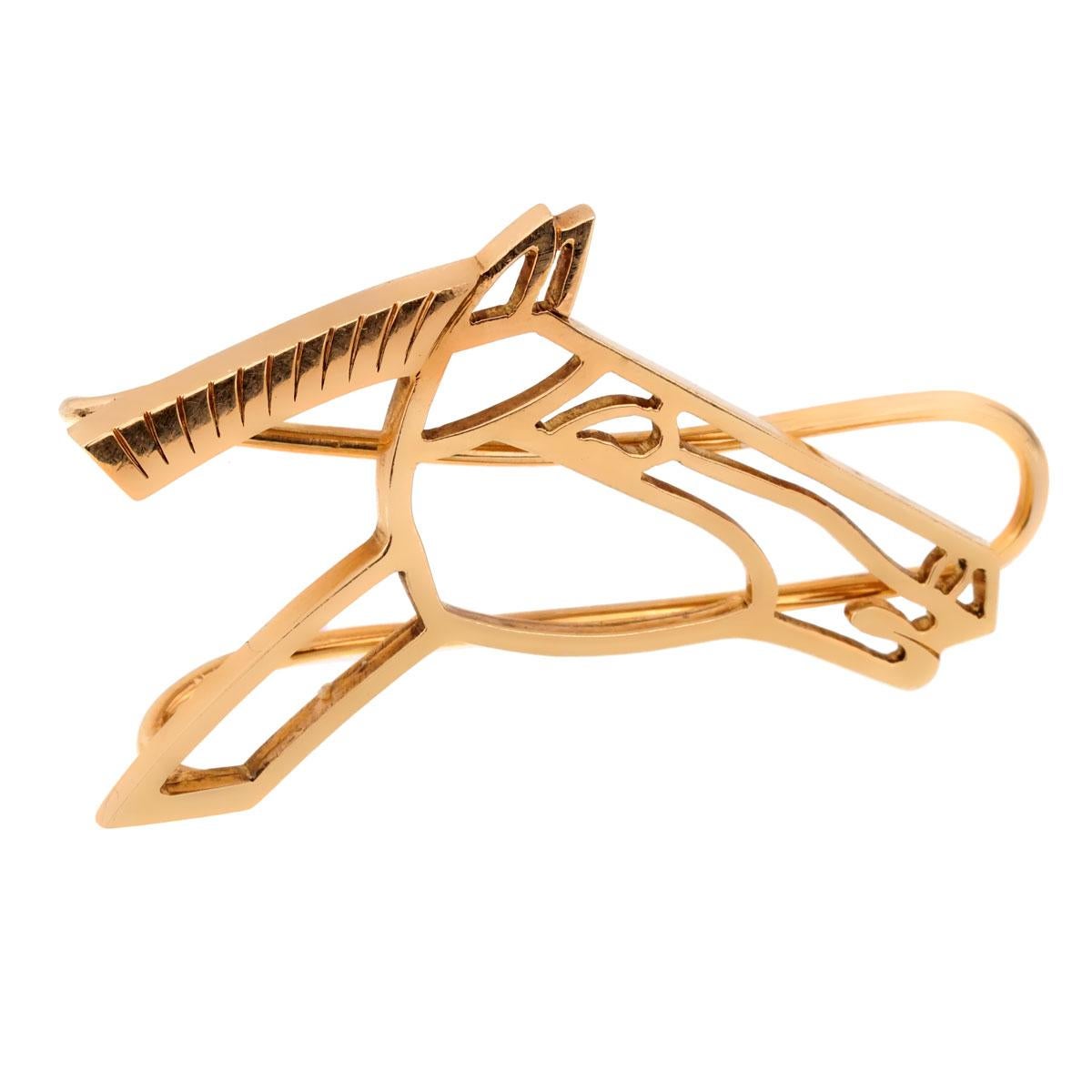 hermes horseshoe money clip