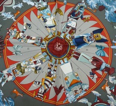Hermes Vintage Iconic Silk Carre Scarf Kachinas by Kermit Oliver