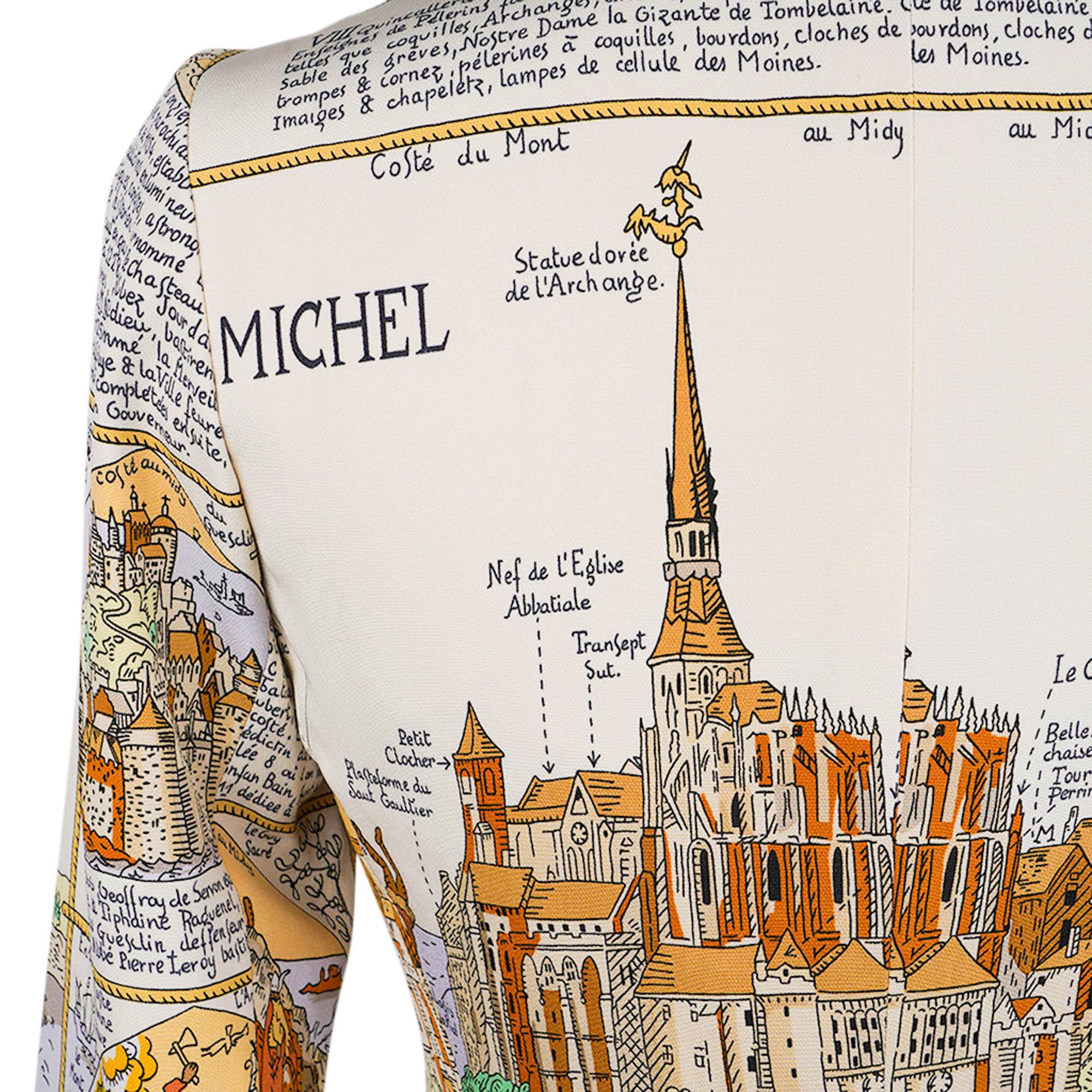 Women's Hermes Vintage Jacket Mont Saint Michel Blazer 40