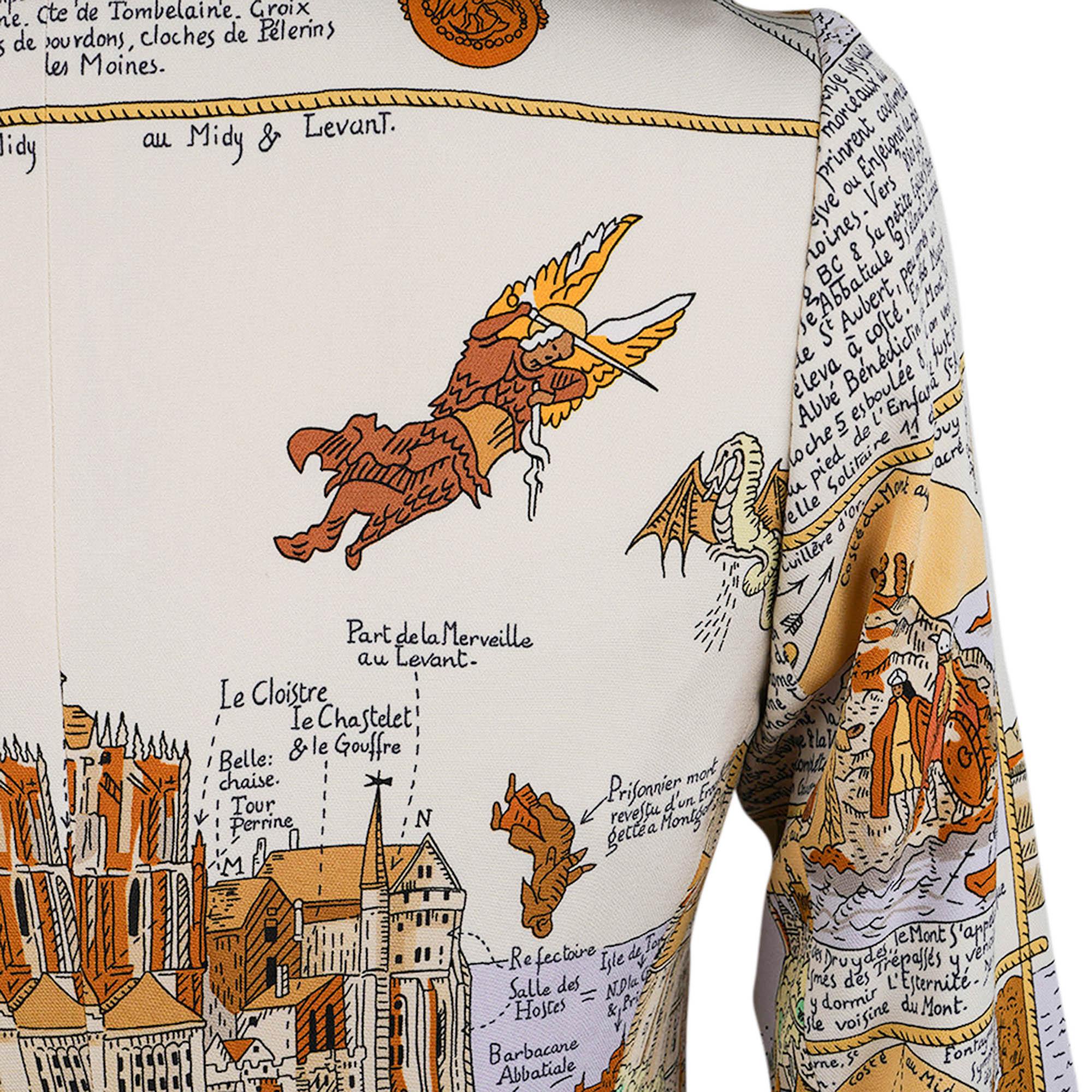 Hermes Vintage Jacket Mont Saint Michel Blazer 40 2