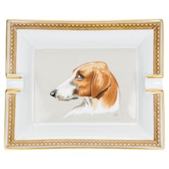 Hermès Vintage Judgmental Beagle Dog Ashtray