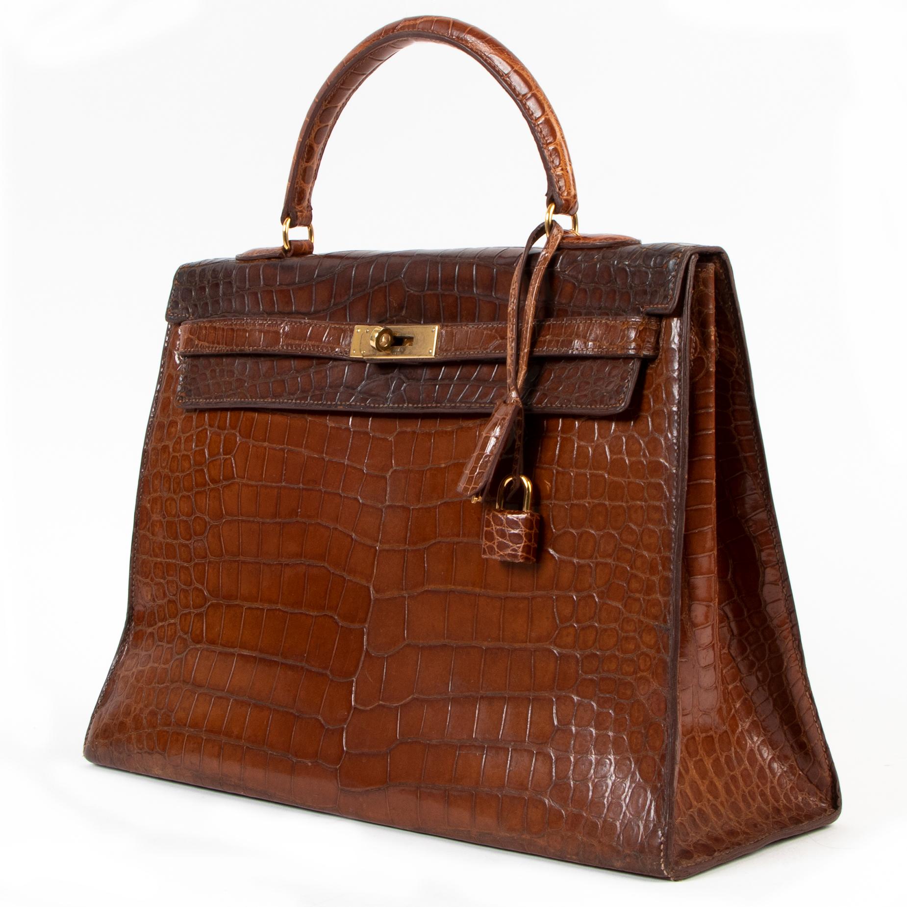 hermes crocodile kelly bag