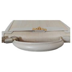 Hermès Vintage Kelly-Tasche 32 cm, Pferdehaar, Crinoline, New Gold, HDW, aus Spanien