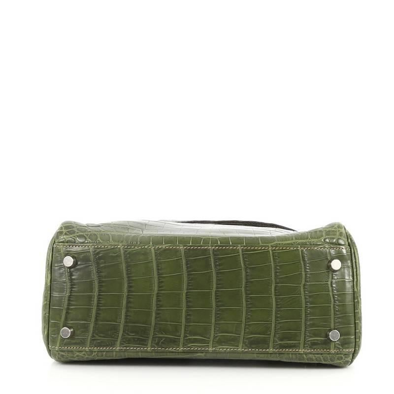 Hermes Vintage Kelly Sport Handbag Niloticus Crocodile 26 1