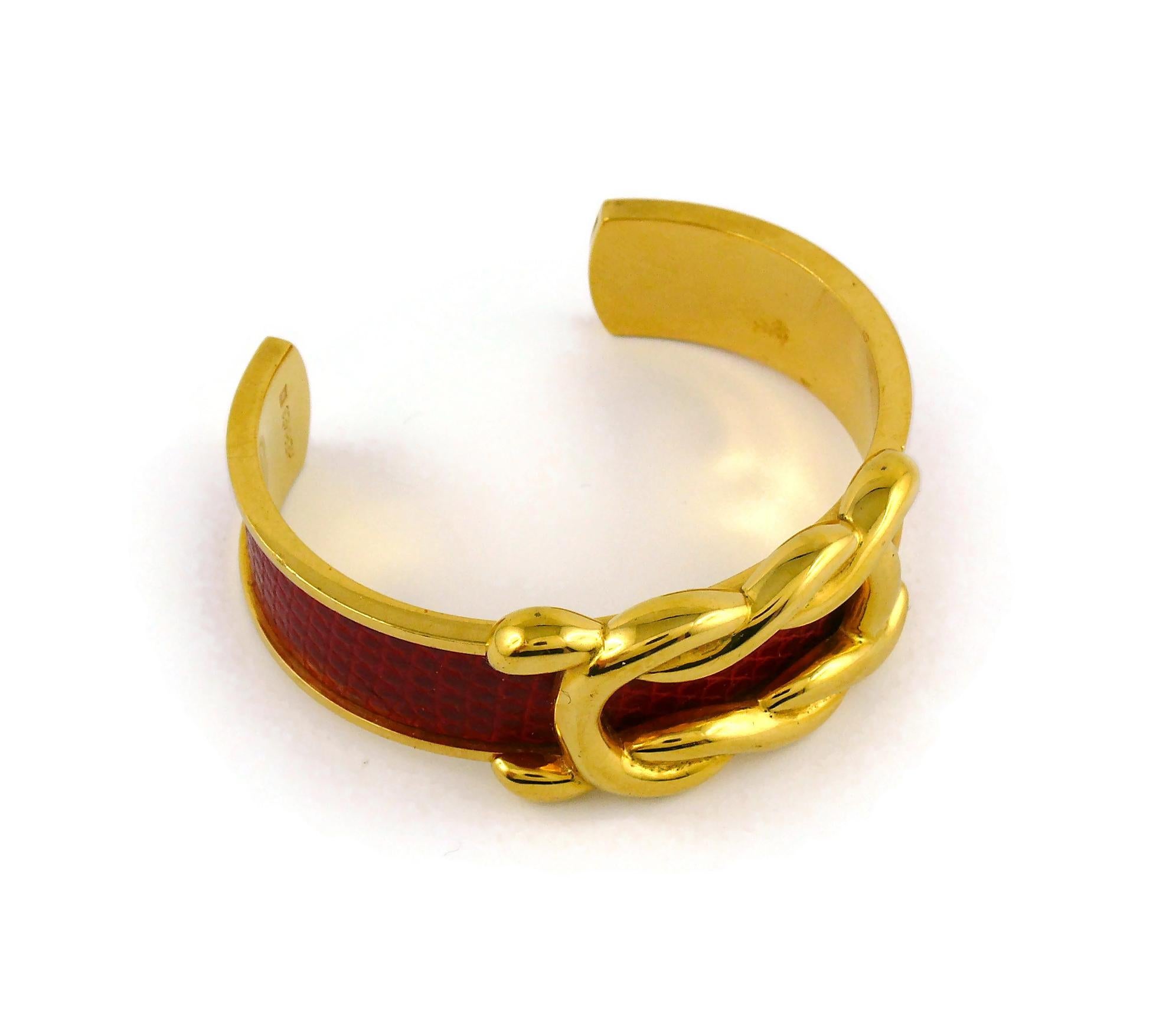 Hermes Vintage Knot Cuff Bracelet In Excellent Condition In Nice, FR