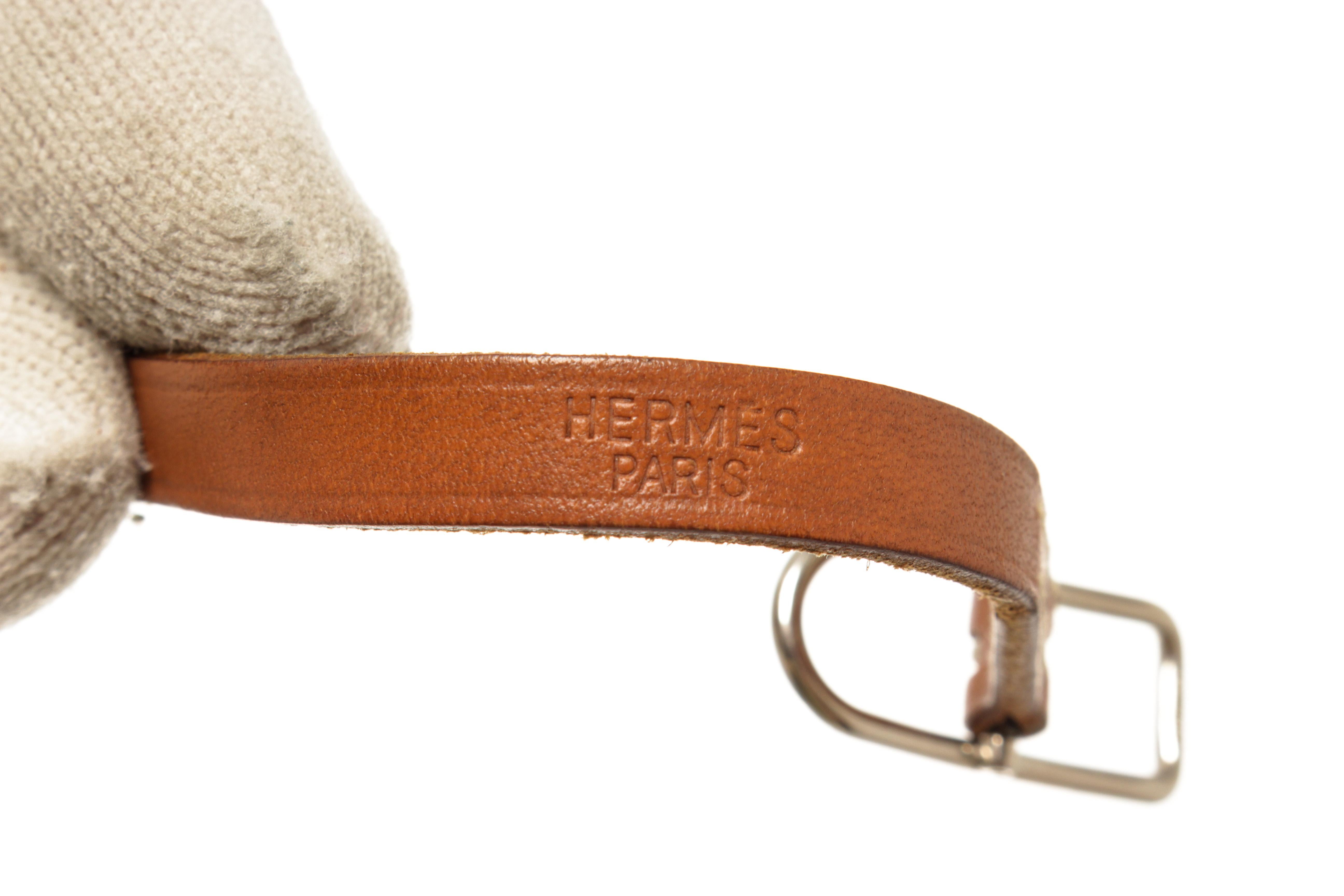 Hermes Vintage Leather Wrap Bracelet 2