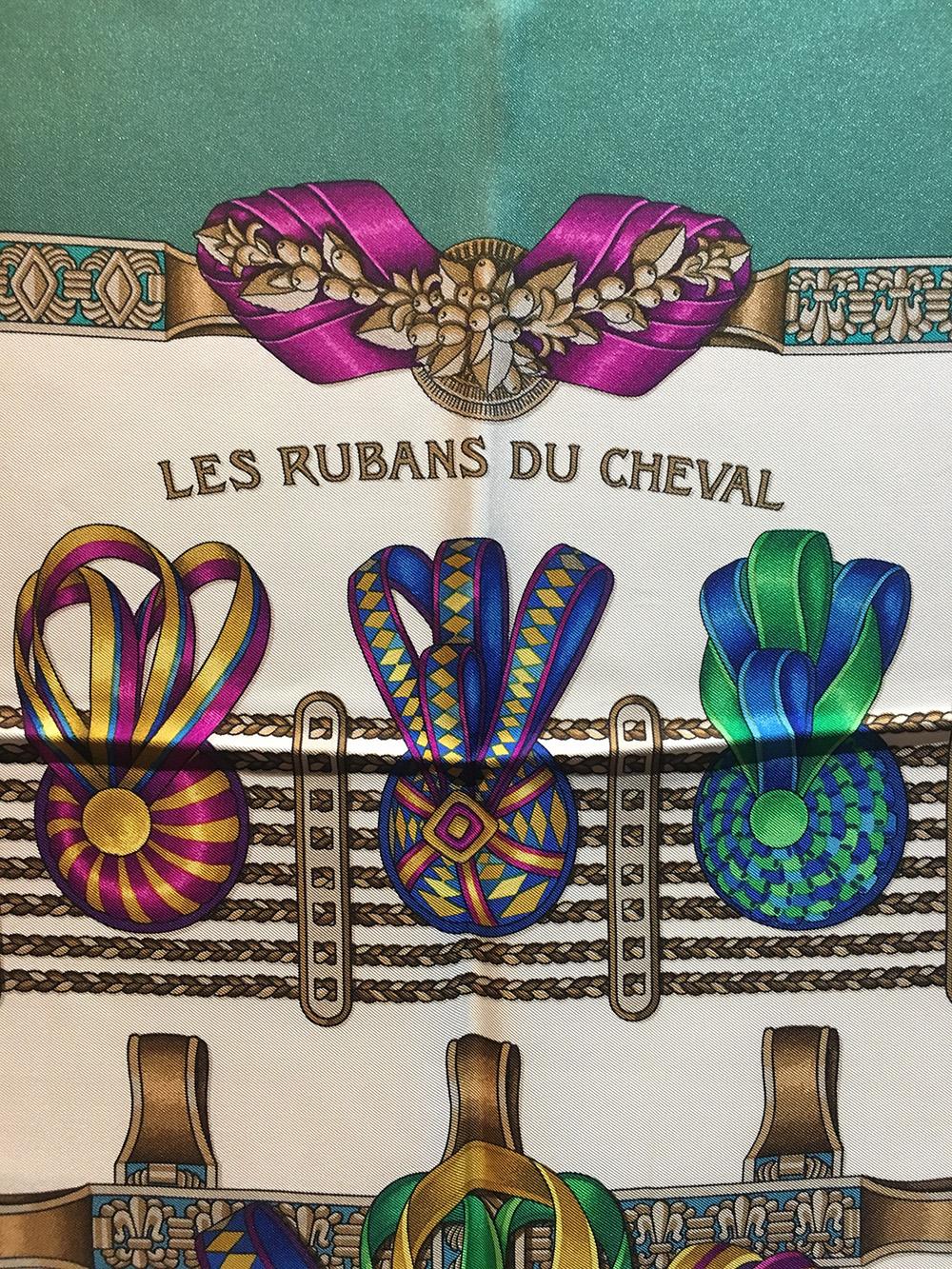 hermes les rubans du cheval scarf
