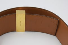 Hermes Vintage Medor Black Belt. Size 75