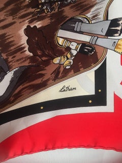 Hermes Vintage Memoire d'Hermes Silk Scarf, circa 1990s