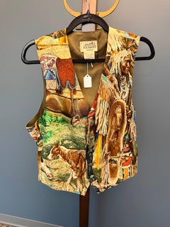 Hermes Vintage Mens Silk Vest FR 50