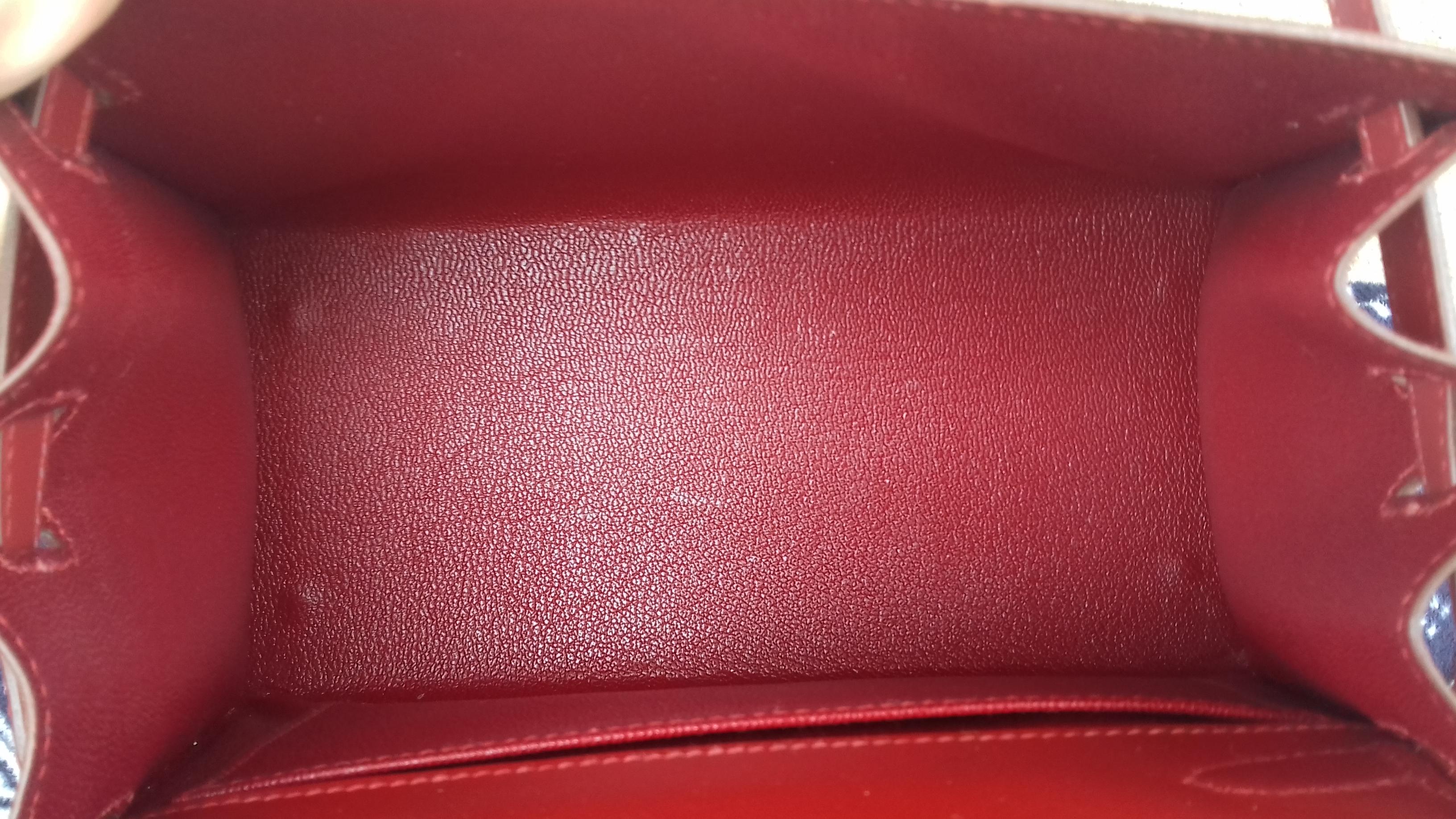 Hermès Vintage Mini Kelly Sellier Bag Red Box Leather Ghw 20 cm 8