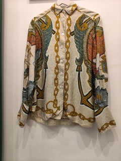 Hermés vintage mosaic shirt size 38