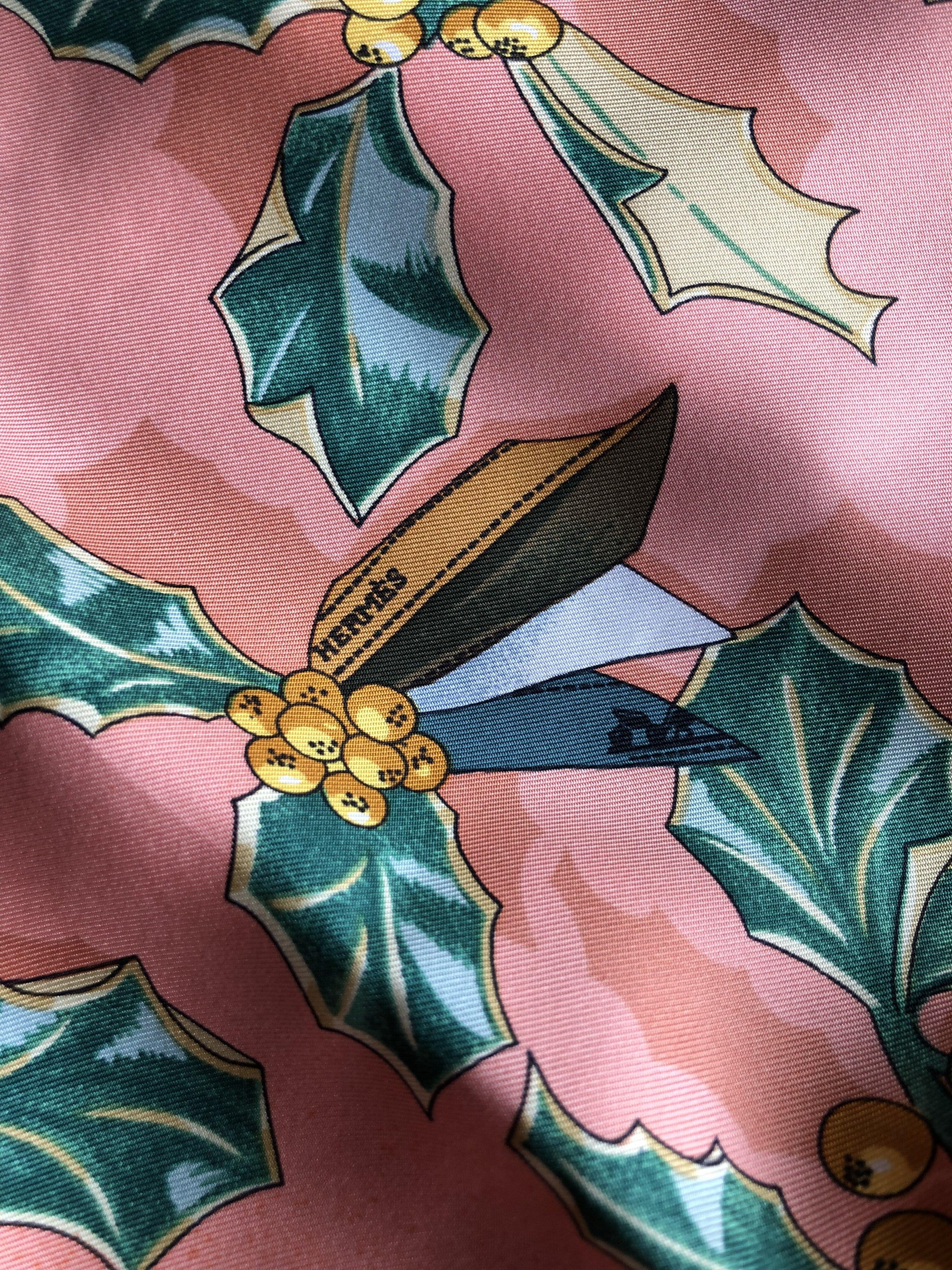 Hermes Vintage Neige D’Antan Silk Scarf, 2011 For Sale 1