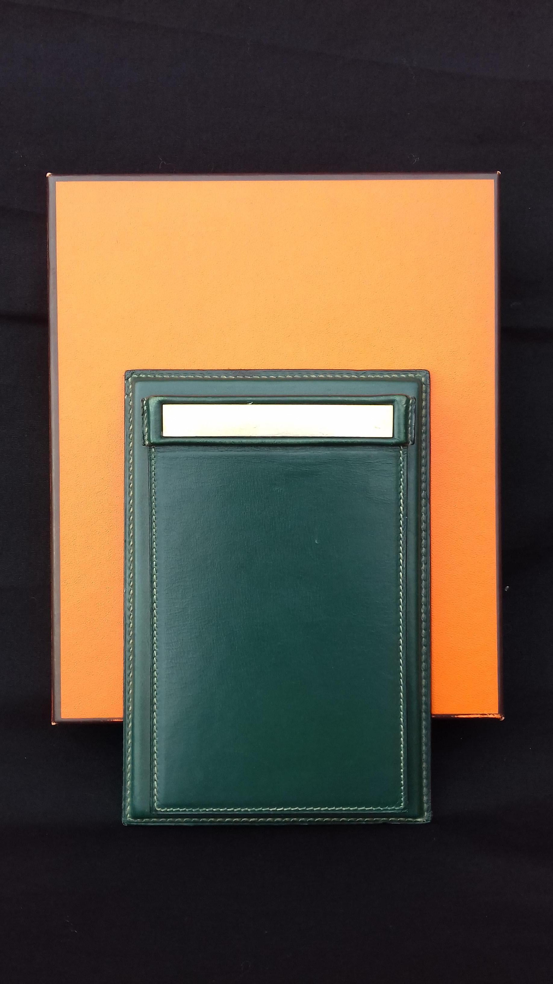 Beautiful Authentic Hermès Notepad Cover / Holder

