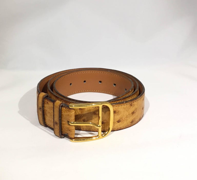 Hermes Vintage Ostrich Belt at 1stDibs hermes ostrich belt, ostrich