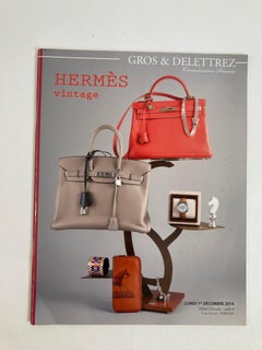 Hermes Vintage Paris Auction Catalog 2014 Published by Gros & Delettrez