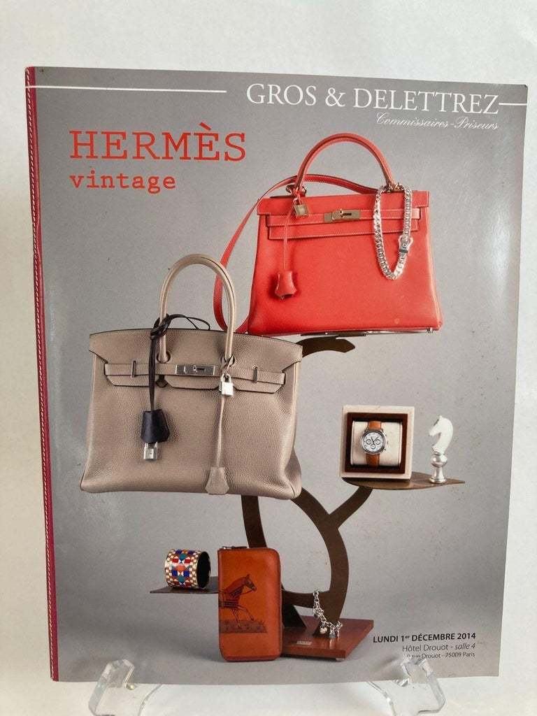 Hermes Vintage Paris Auction Catalog 2014 Published by Gros Delettrez