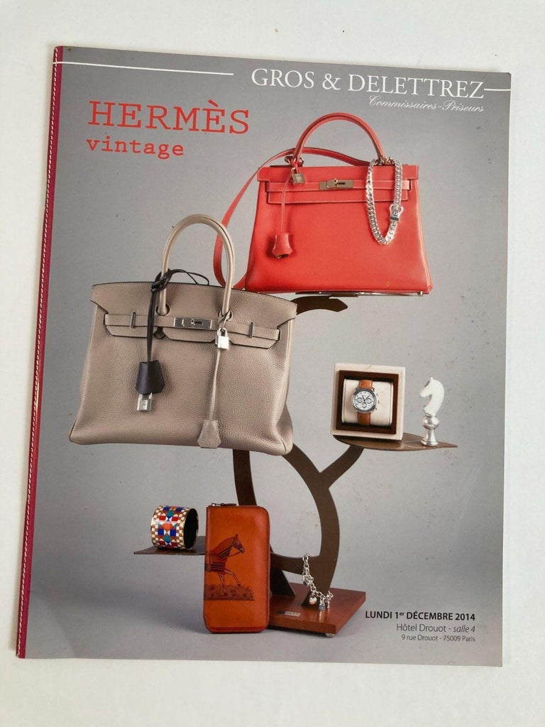 Hermes Vintage Paris Auction Catalog 2014 Published by Gros Delettrez