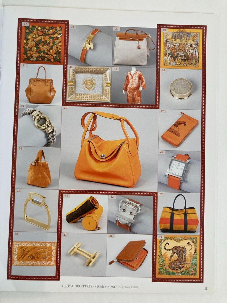 Hermes Vintage Paris Auction Catalog 2014 Published by Gros Delettrez