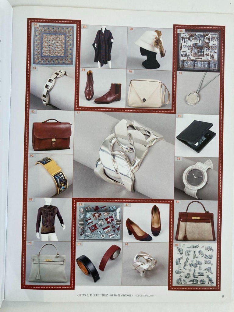Hermes Vintage Paris Auction Catalog 2014 Published by Gros Delettrez