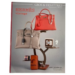 Catalogue des ventes aux enchères vintage d'Hermès Paris 2014 publié par Gros Delettrez