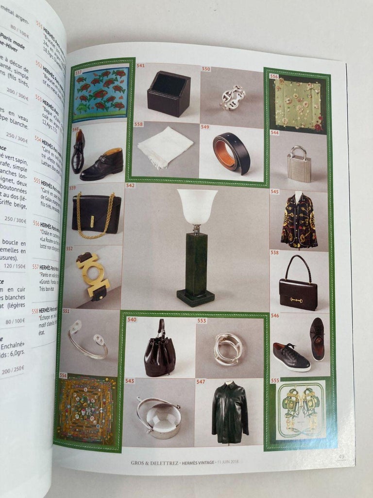 Hermes Vintage Paris Auction Catalog 2018 Published by Gros and