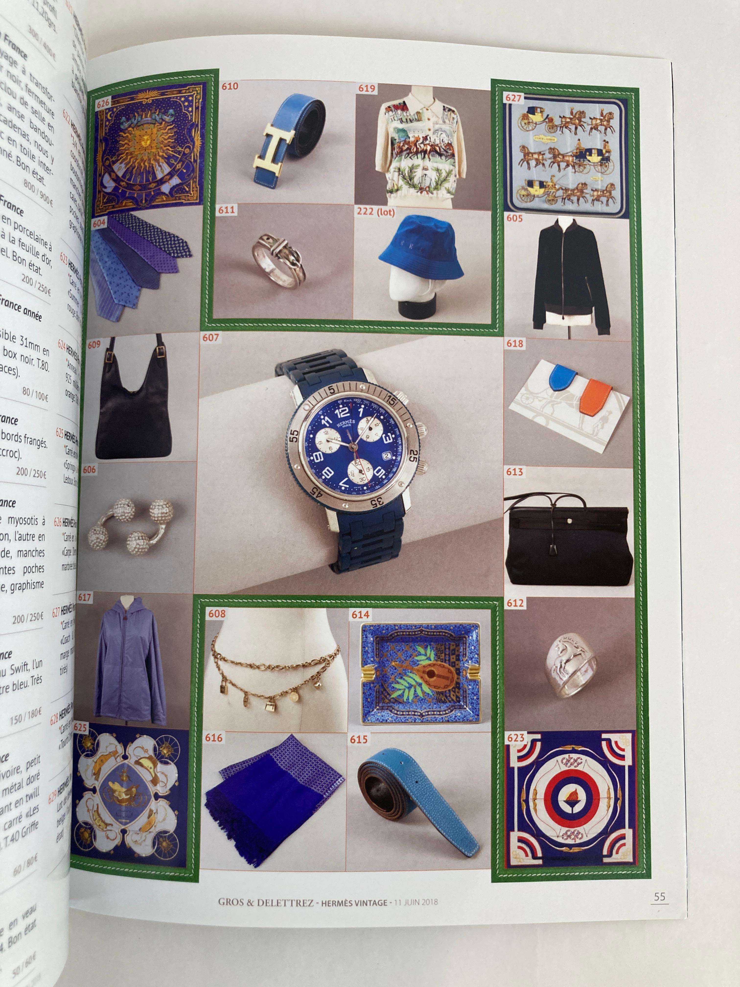 Hermès Vintage Pariser Auktionskatalog 2018 veröffentlicht von Gros & Delettrez im Angebot 12