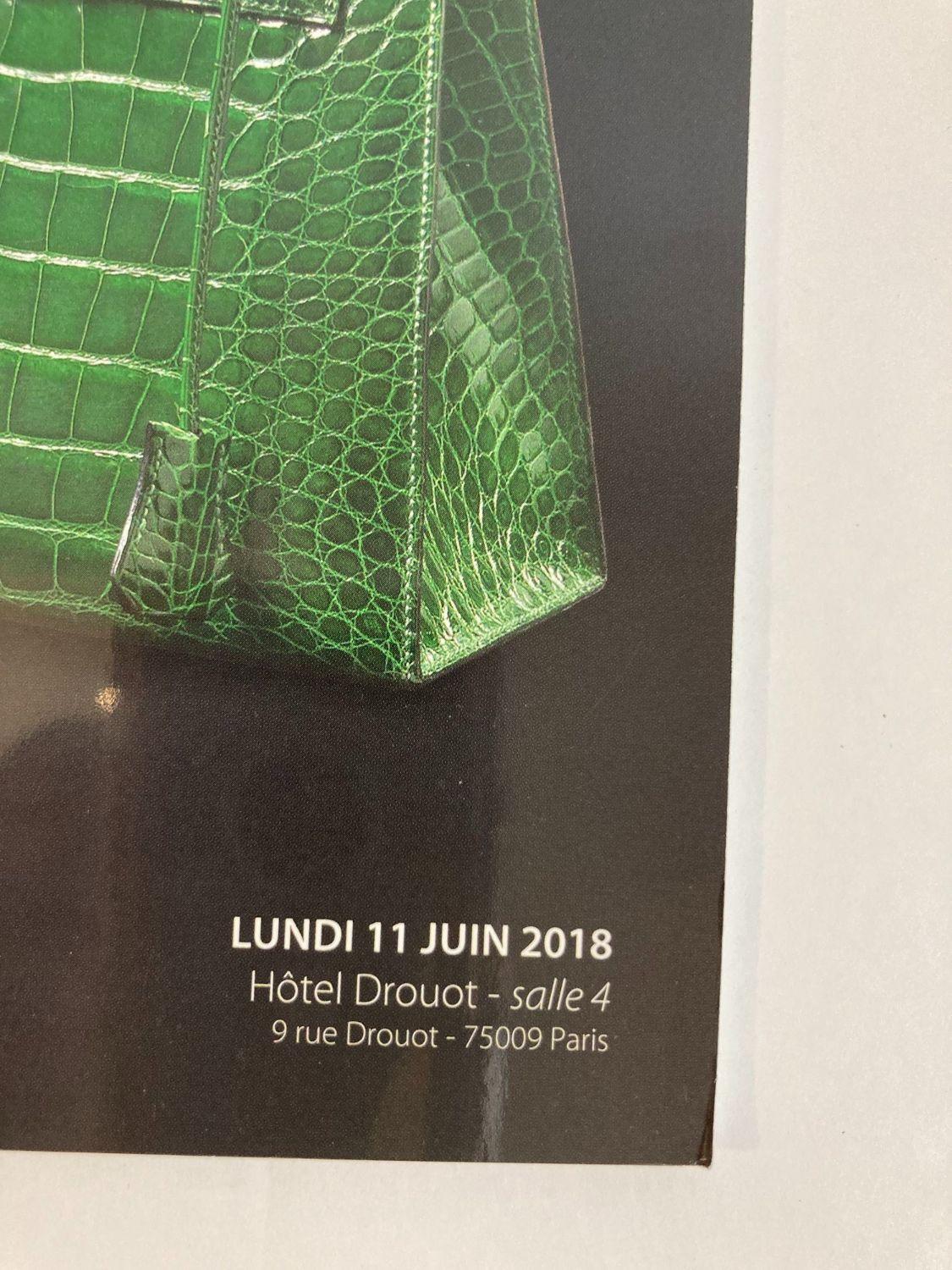 Hermes Vintage Paris Auction Catalog 2018 Published by Gros & Delettrez In Good Condition For Sale In North Hollywood, CA