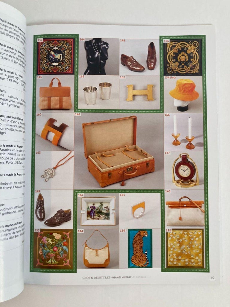 Hermes Vintage Paris Auction Catalog 2018 Published by Gros and