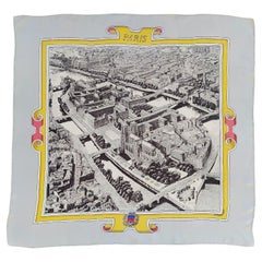 Hermès Vintage Paris Silk Scarf Hugo Grygkar Notre Dame de Paris 1943