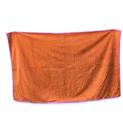 Hermes Vintage Pink Cotton Turtle Pool Beach Towel
