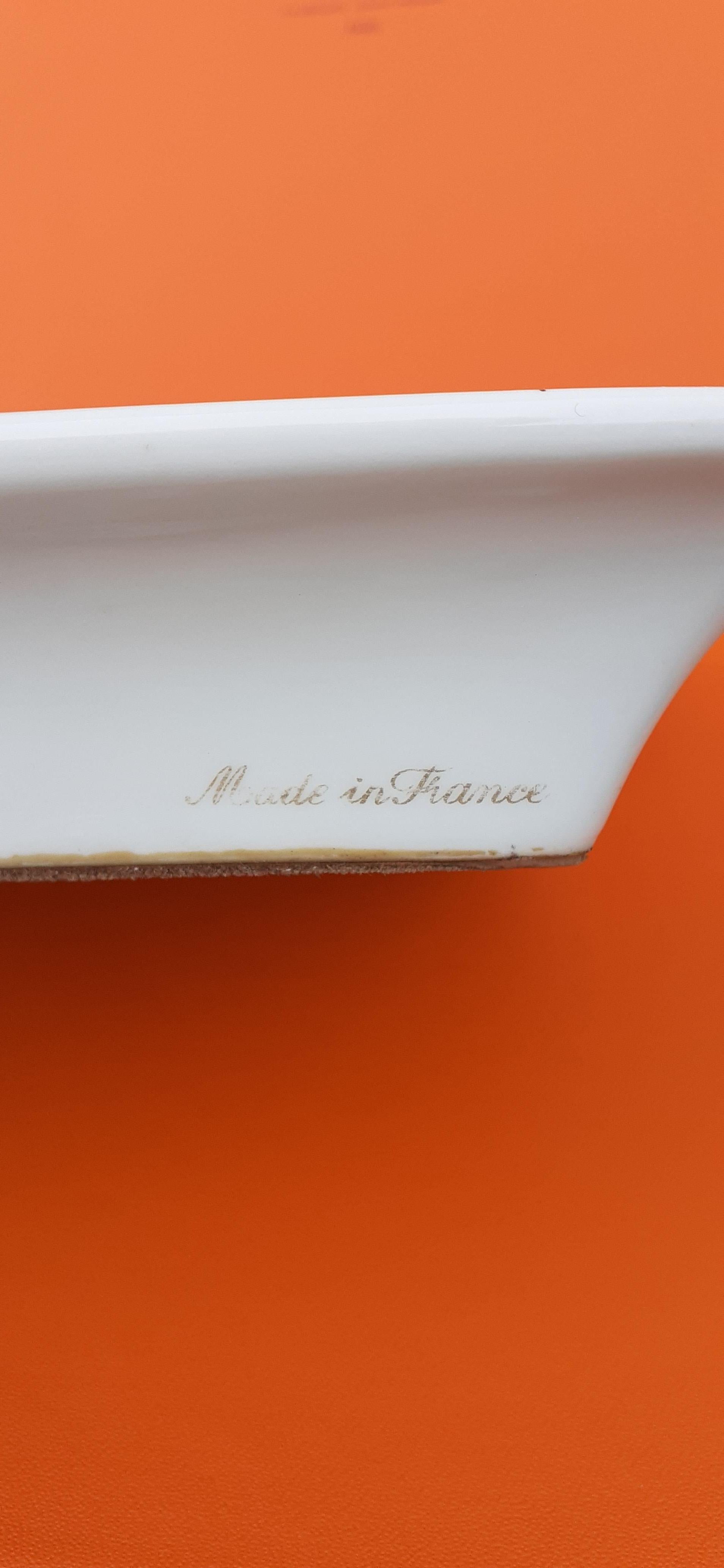 Hermès Vintage Porcelain Ashtray Change Tray The Seahorse Mythology in Porcelain 8