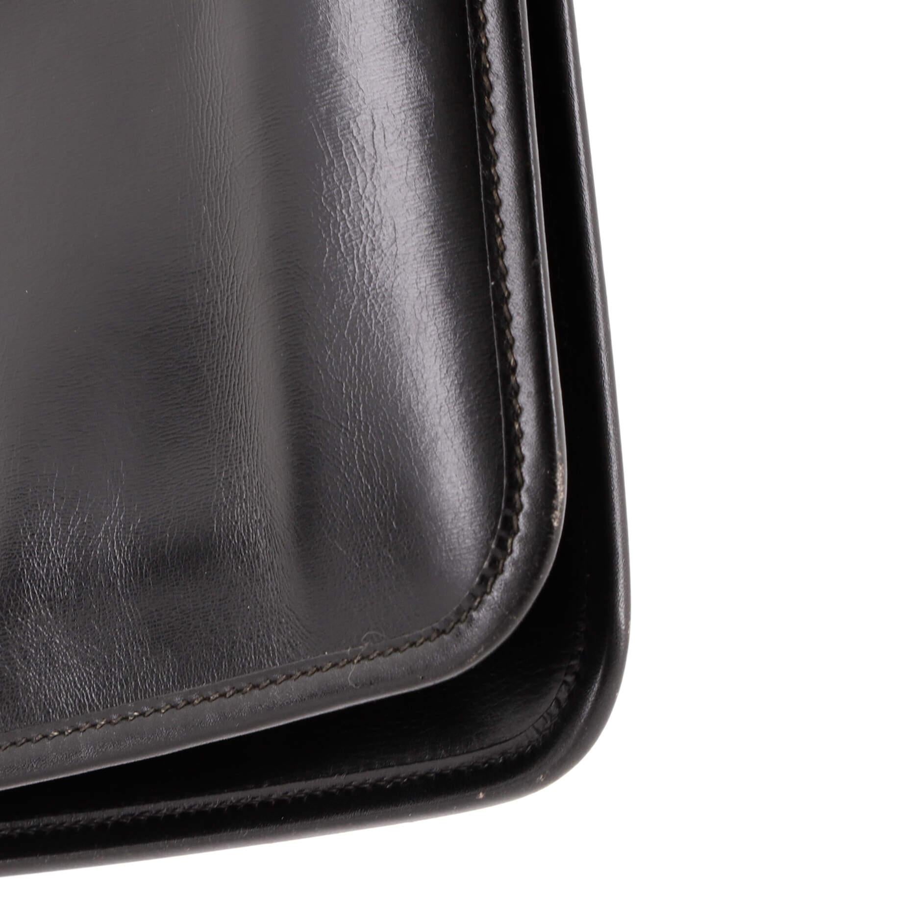 Hermes Vintage Portfolio Document Holder Box Calf Medium 3