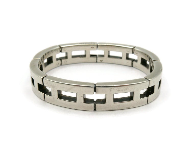 2024 お歳暮【公式】 - 人気ブランド Link H Silver Sterling Rare Vintage HERMES Bracelet Sale For アクセサリー