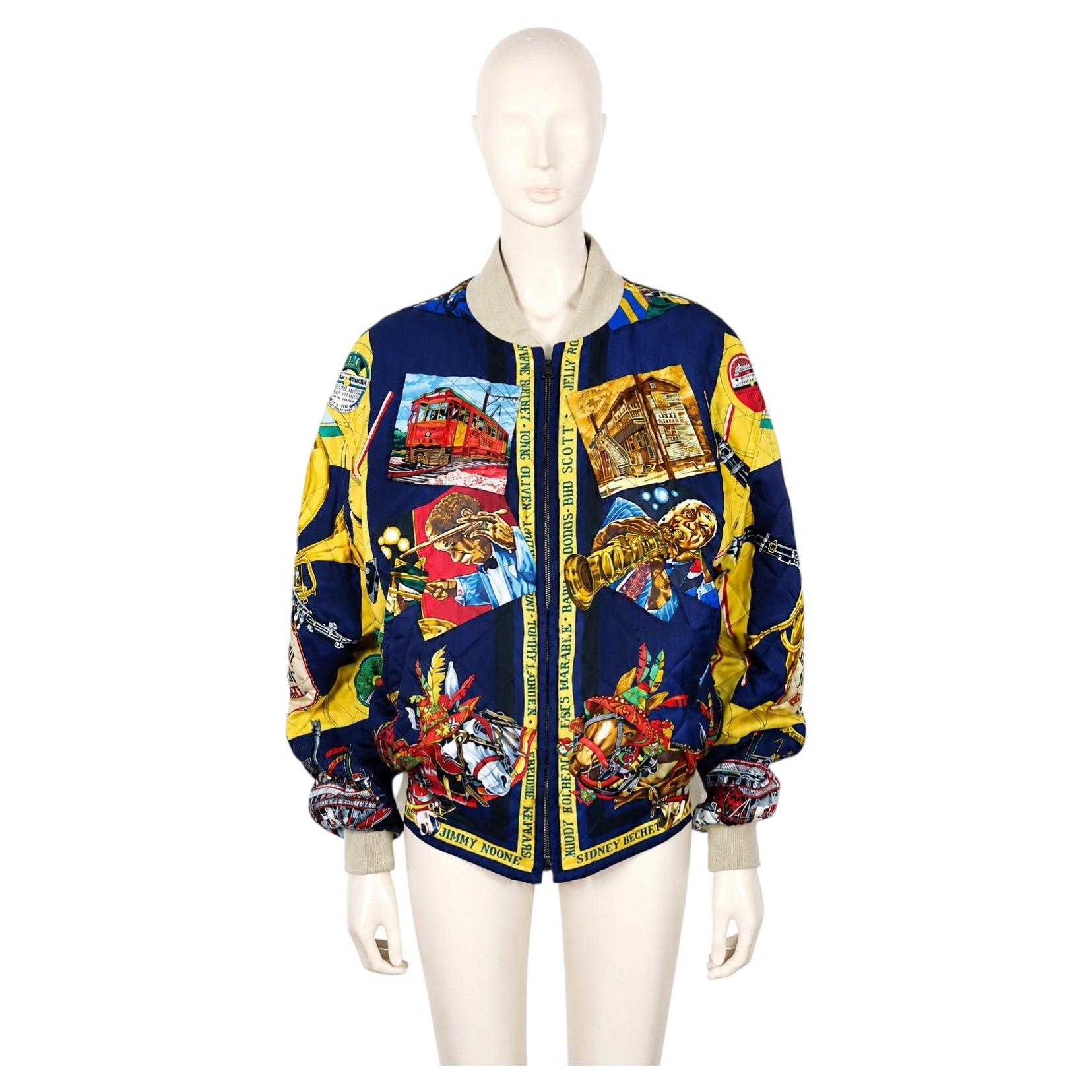 HERMÈS Vintage Reversible Bomber Jacket The Original New Orleans
