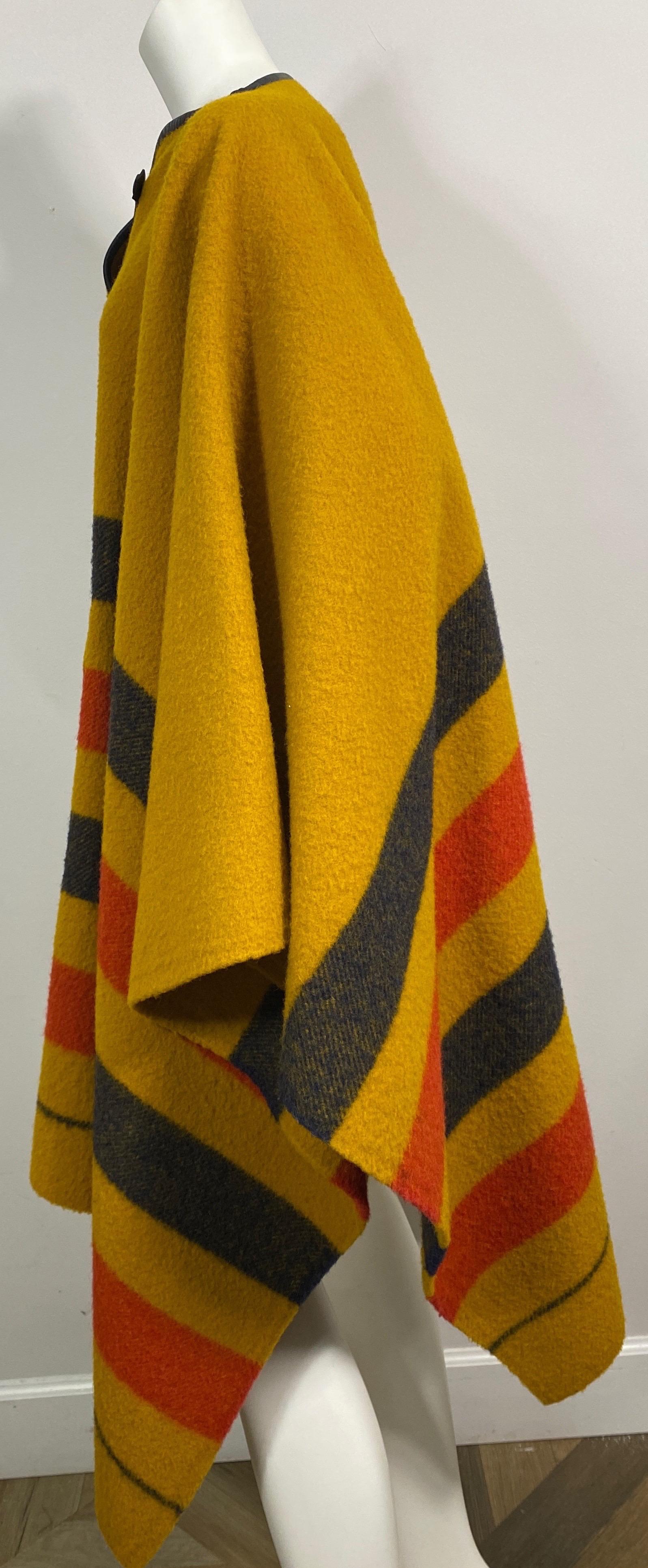 Hermes Vintage Rocabar Wool Large Poncho 8
