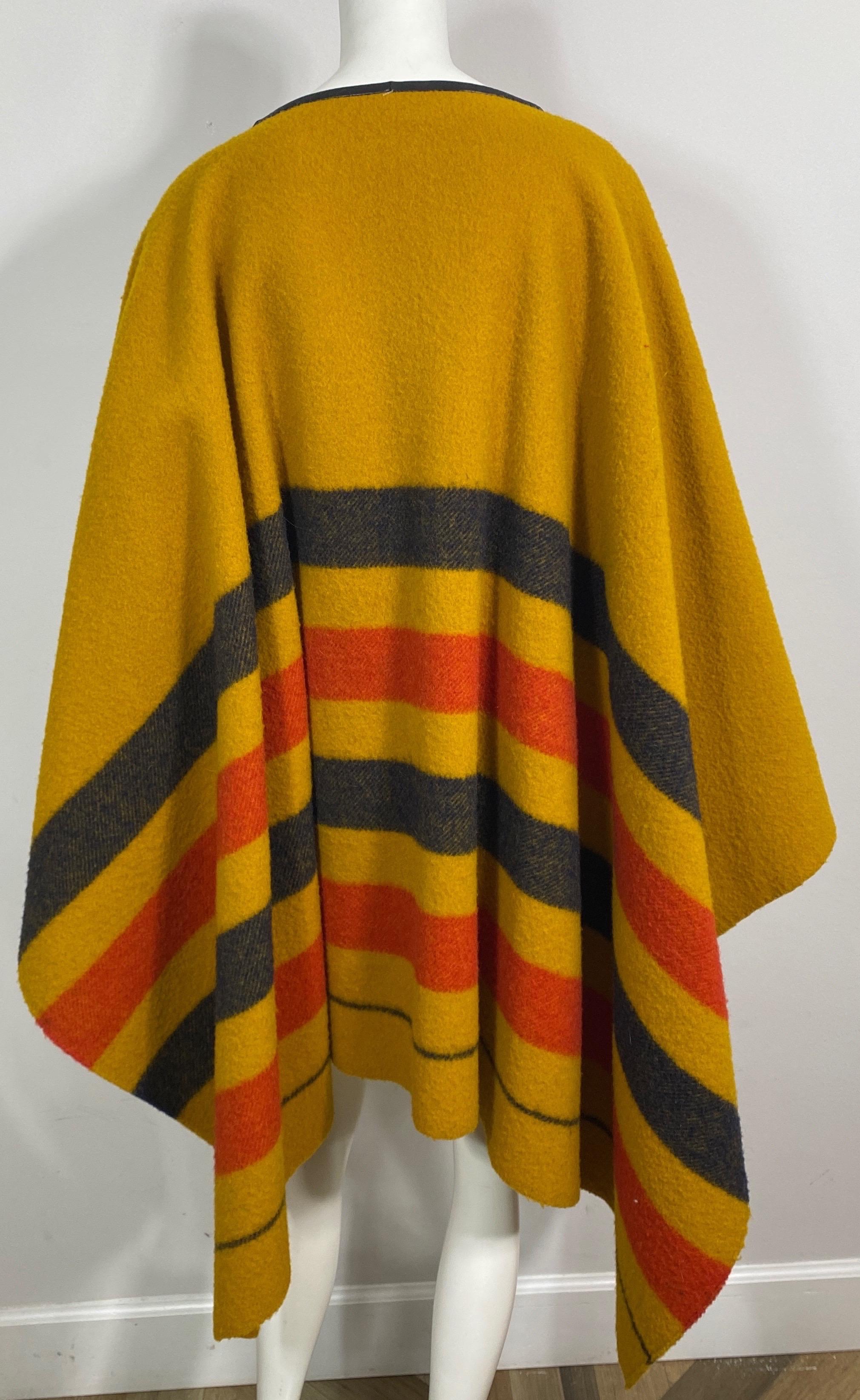 Hermes Vintage Rocabar Wool Large Poncho 10