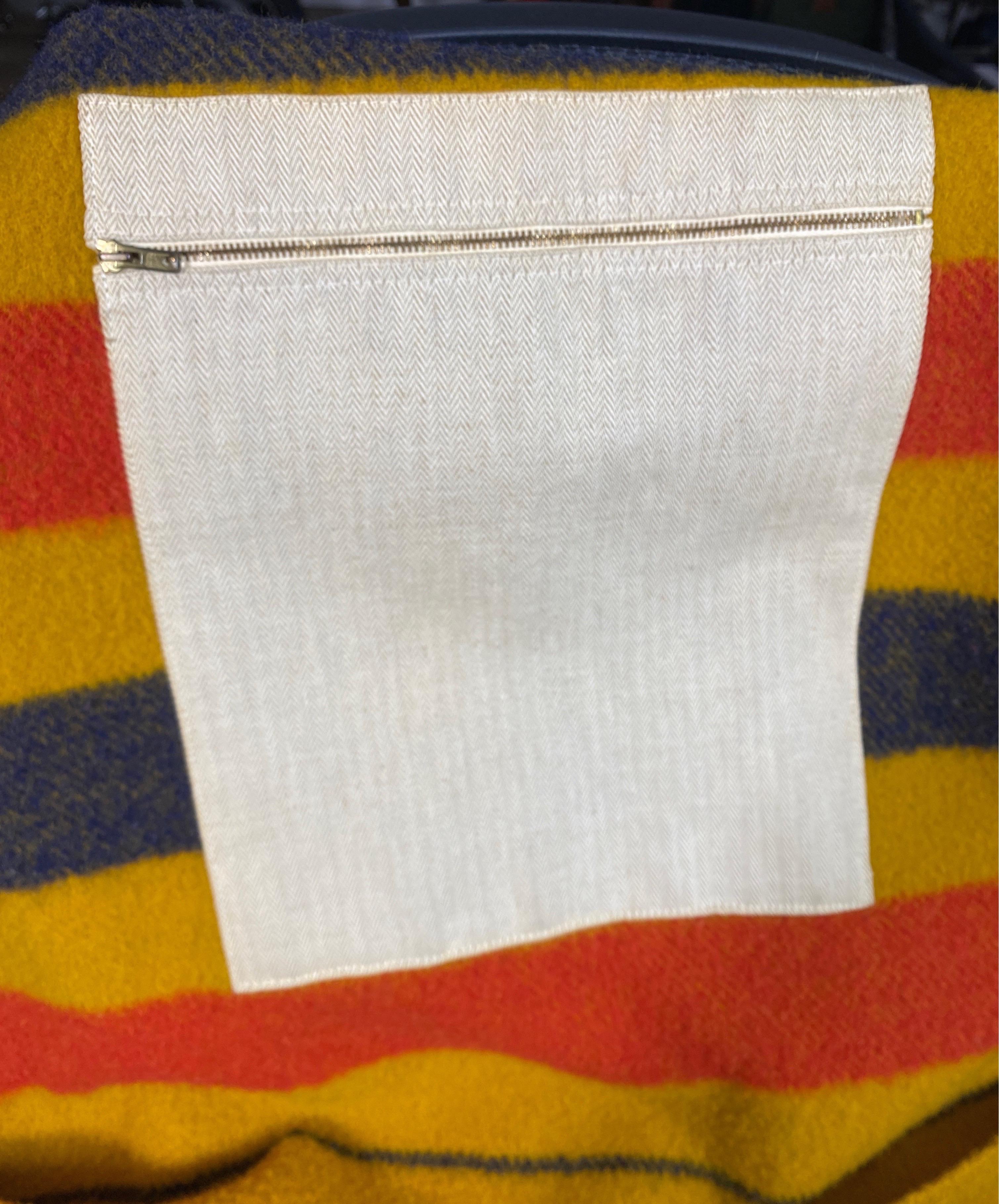 Hermes Vintage Rocabar Wool Large Poncho 13