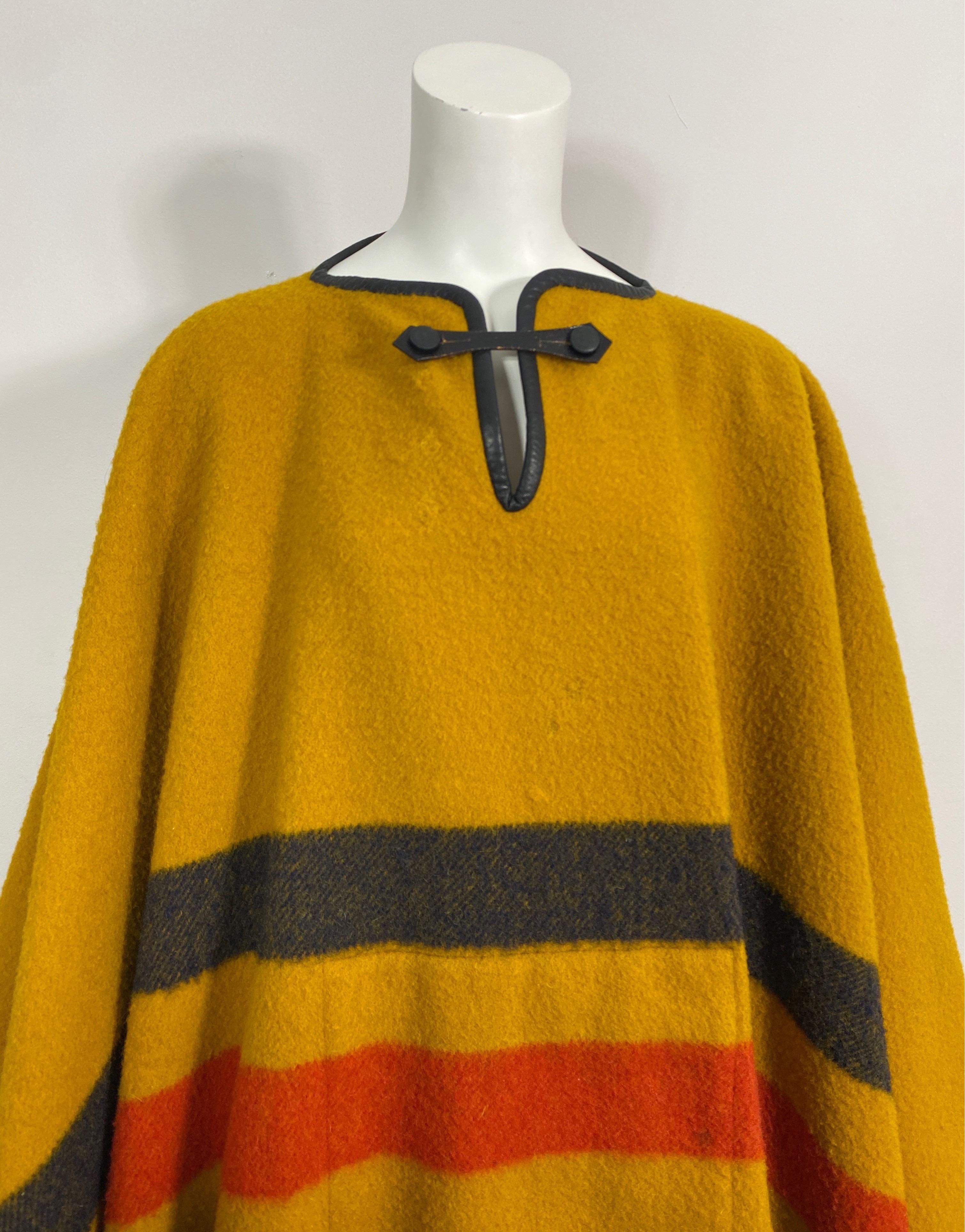 Hermes Vintage Rocabar Wool Large Poncho 2