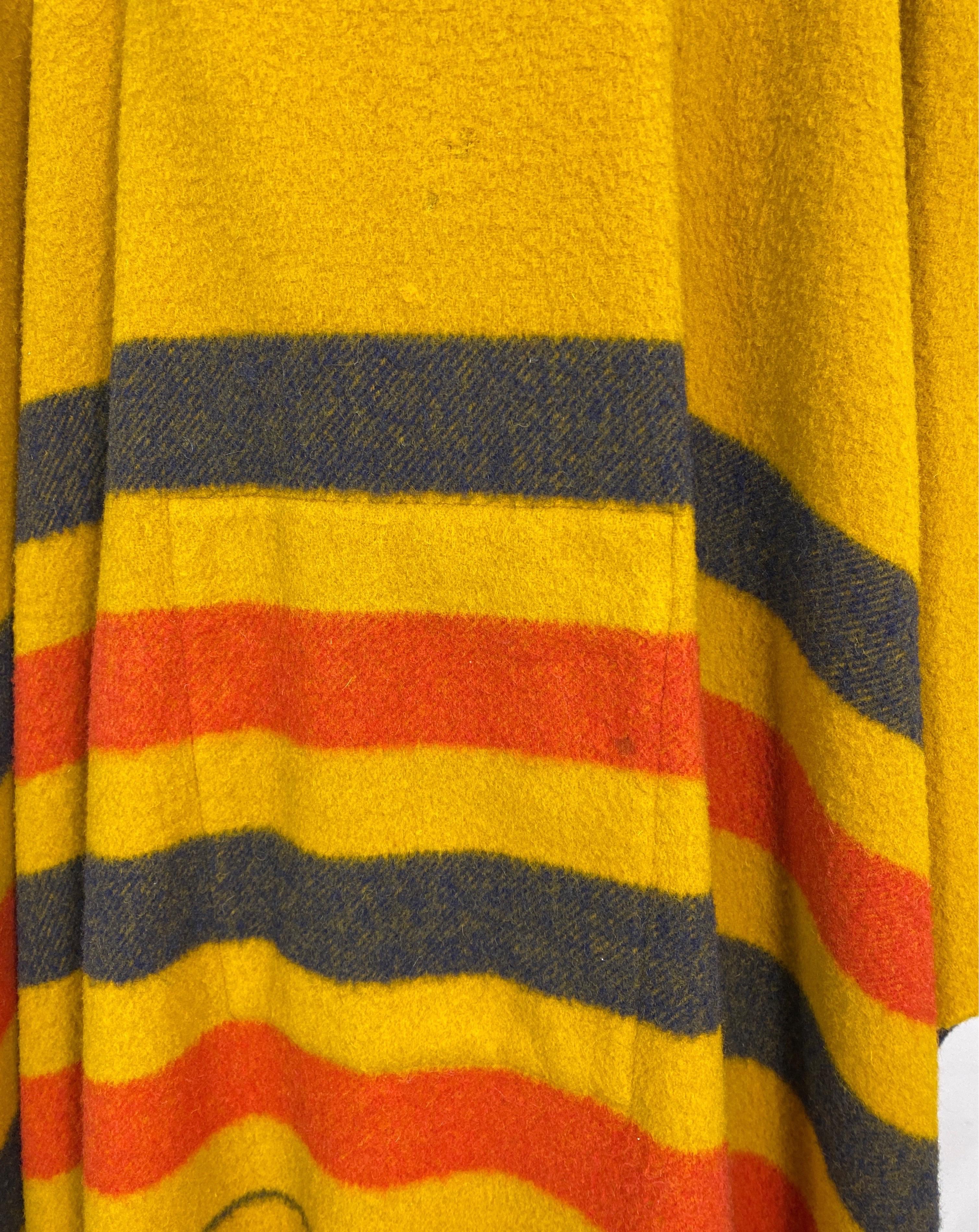 Hermes Vintage Rocabar Wool Large Poncho 5