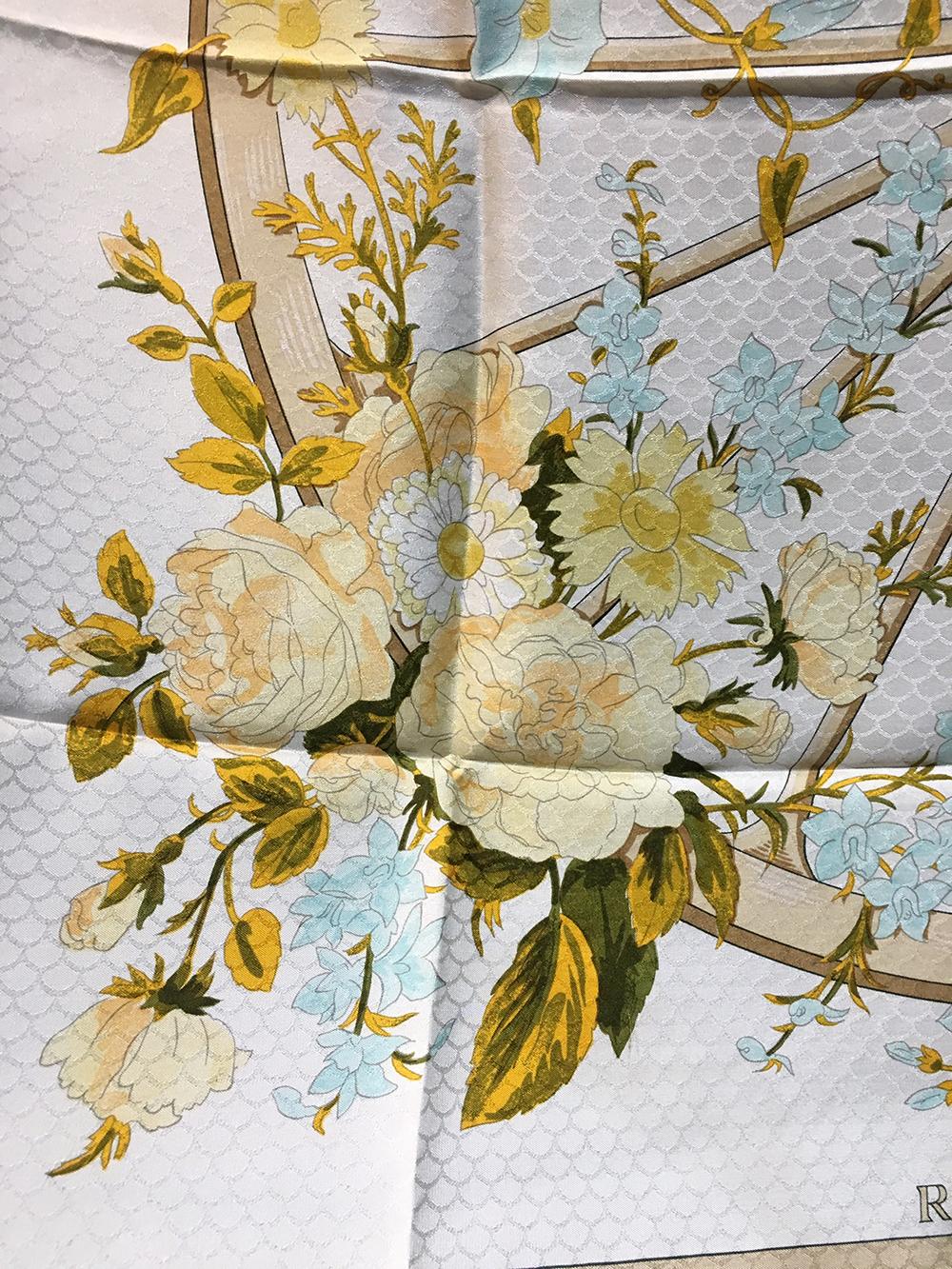 hermes scarf beige