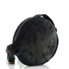 Hermes Vintage Round Belt Bag Suede
