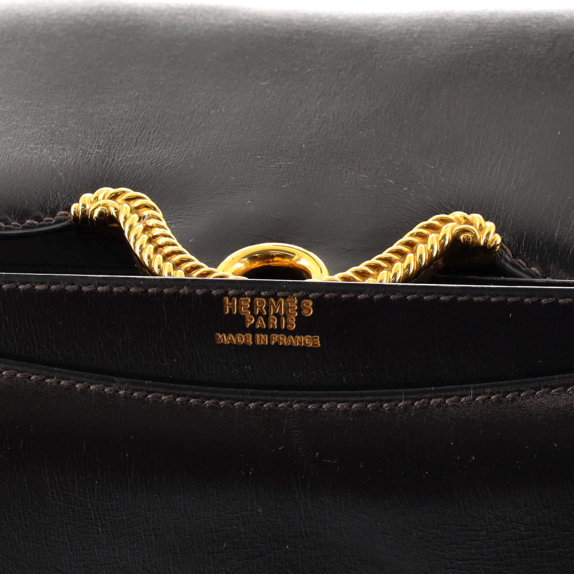 Hermes Vintage Sac Vasco Top Handle Bag Box Kalb 3
