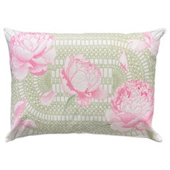 Hermes Vintage Signed Throw Pillow