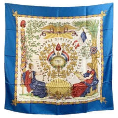 Hermes Vintage Silk 1789 Commemorative Scarf by Metz