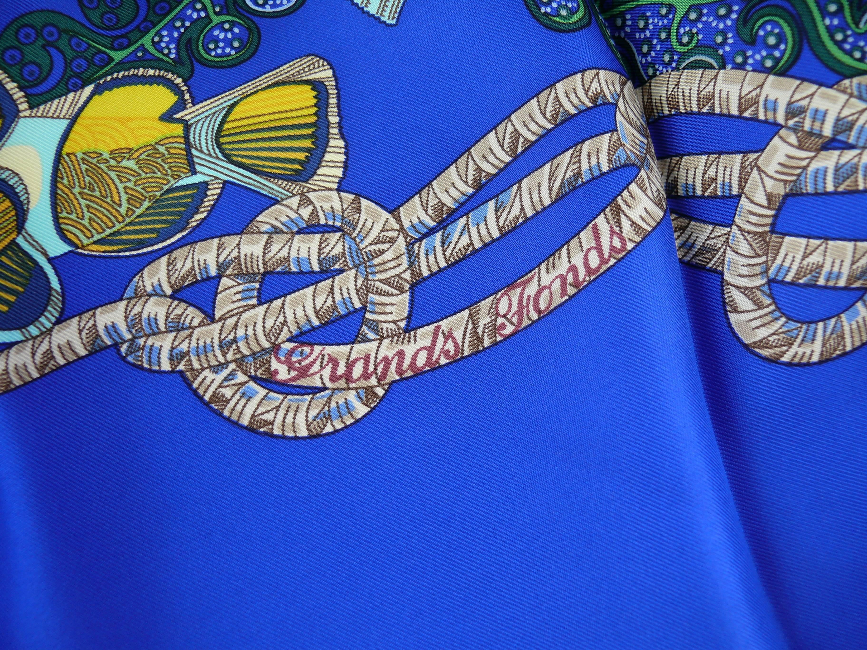 Hermes Vintage Silk Carre Scarf 